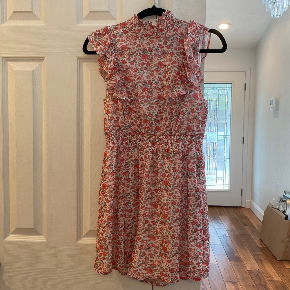 Lulus floral romper; size small